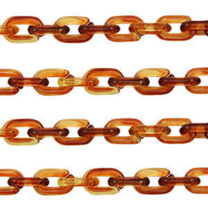 Bracelet chaîne acrylique - Coffee
