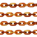 Bracelet chaîne acrylique - Coffee