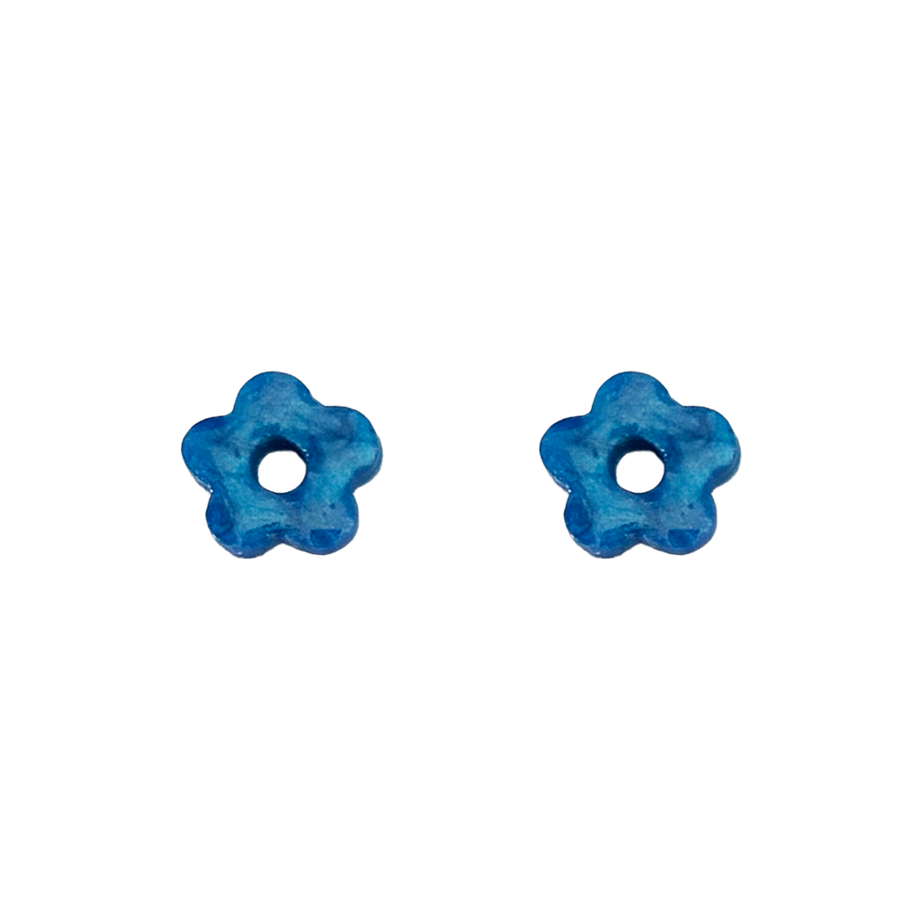 Baby Fleurs Bleu Roi
