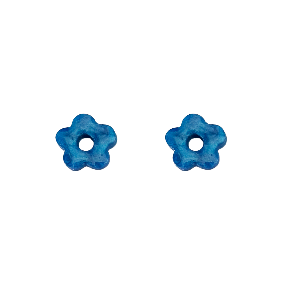 Baby Fleurs Bleu Roi