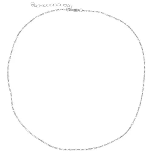 Collier maille forçat 1,6mm - Acier Inoxydable Argenté