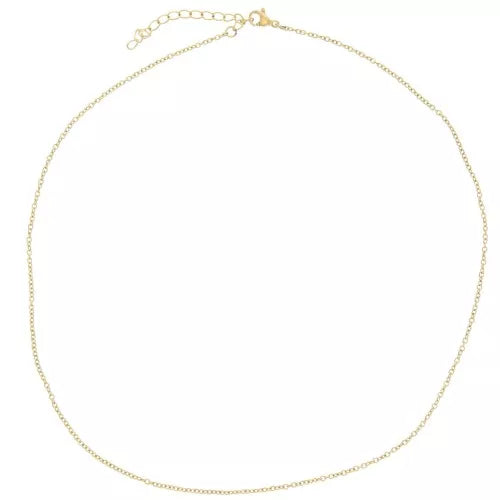 Collier maille forçat 1,6mm - Acier Inoxydable Doré